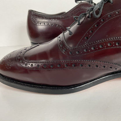 Vintage Johnston Murphy Oxford Shoes | Burgundy Calf | USA Made | Men’s 12 D