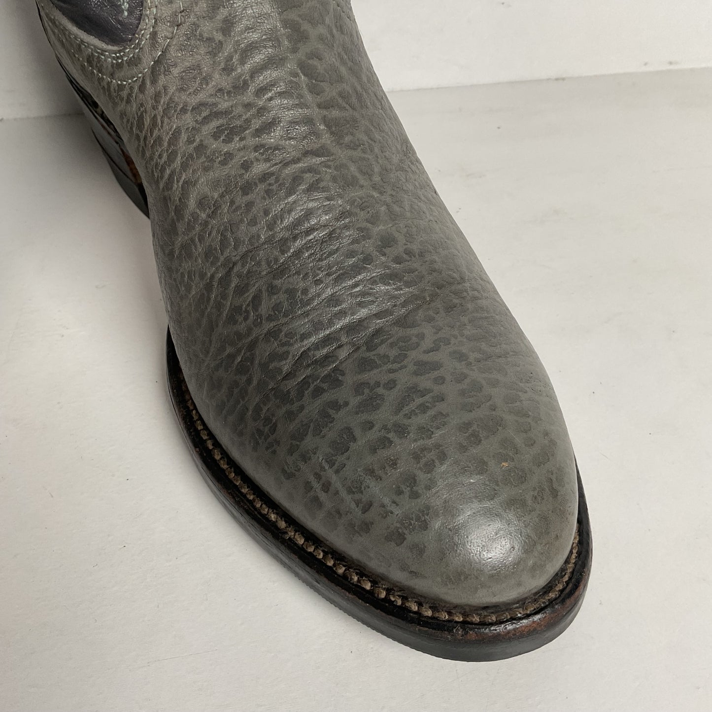 Vintage Red Wing Bullhide Cowboy Boots | USA Made | Grey | Men’s 8.5 D