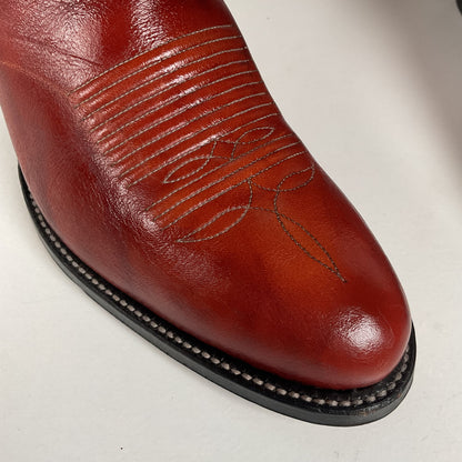 Vintage Tony Lama Chocolate Cow Cowboy Boots | Gold Label | Men’s 8 | Women’s 9