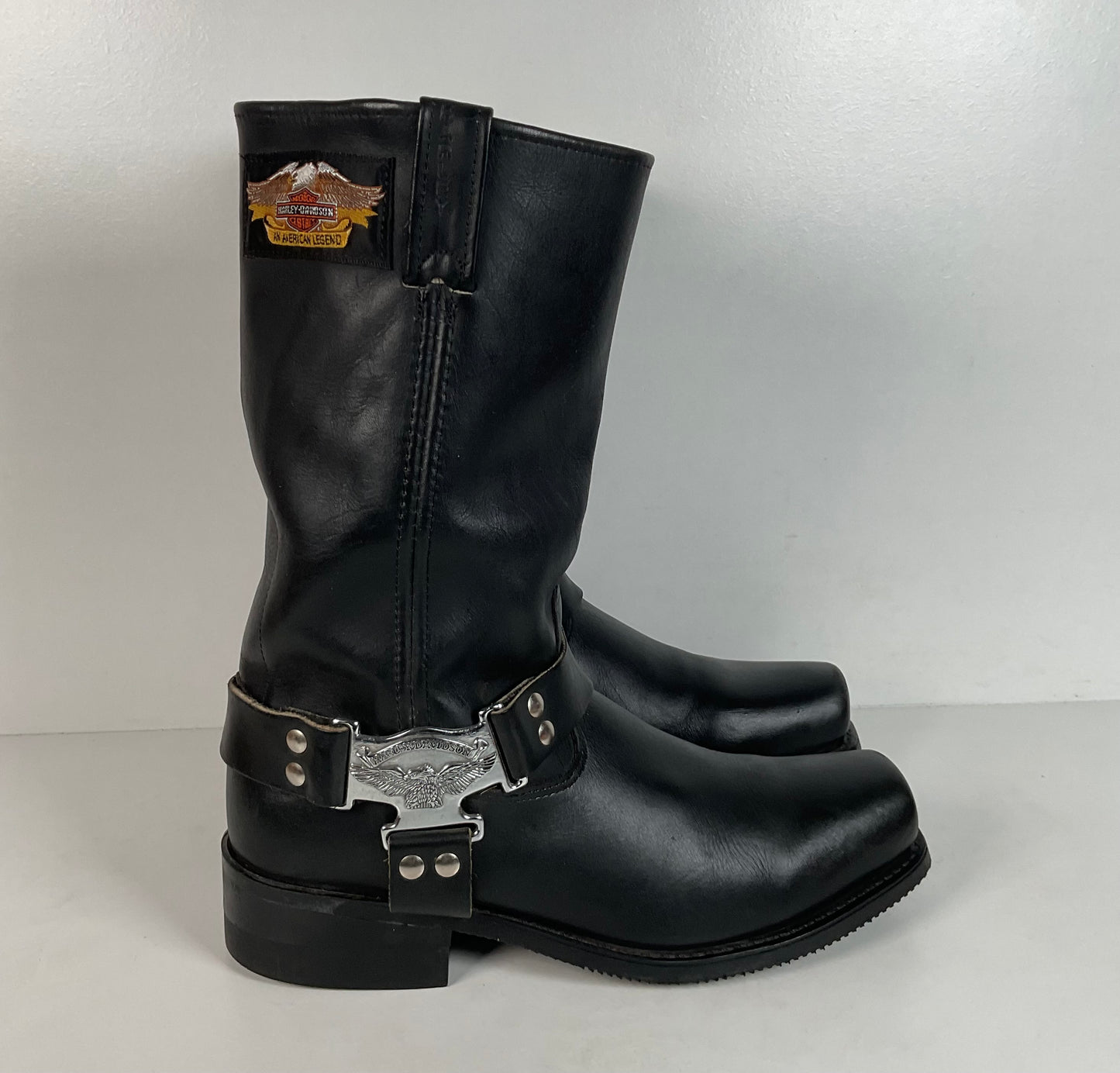 Vintage Harley Davidson Harness Boots | USA Made | Soft Toe | Men’s 11.5 M