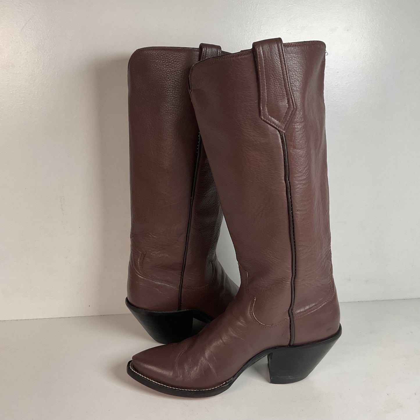 Custom Tall Top Cowboy Boots 11 Wide Shooter Style