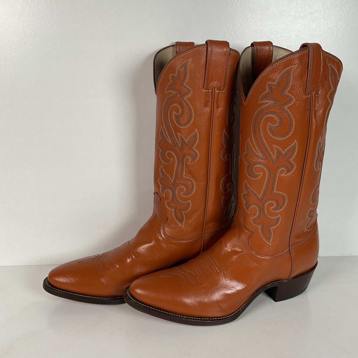 Vintage Justin Redwood Cowboy Boots | USA Made | Men ‘s 10.5 D