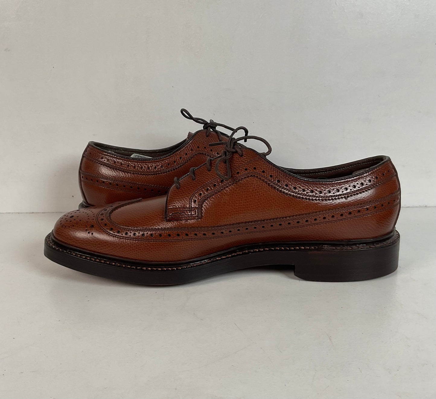 Vintage Florsheim Imperial Longwing Derby Loafers | V-Cleat | 93602 | Narrow | Men’s 9 C