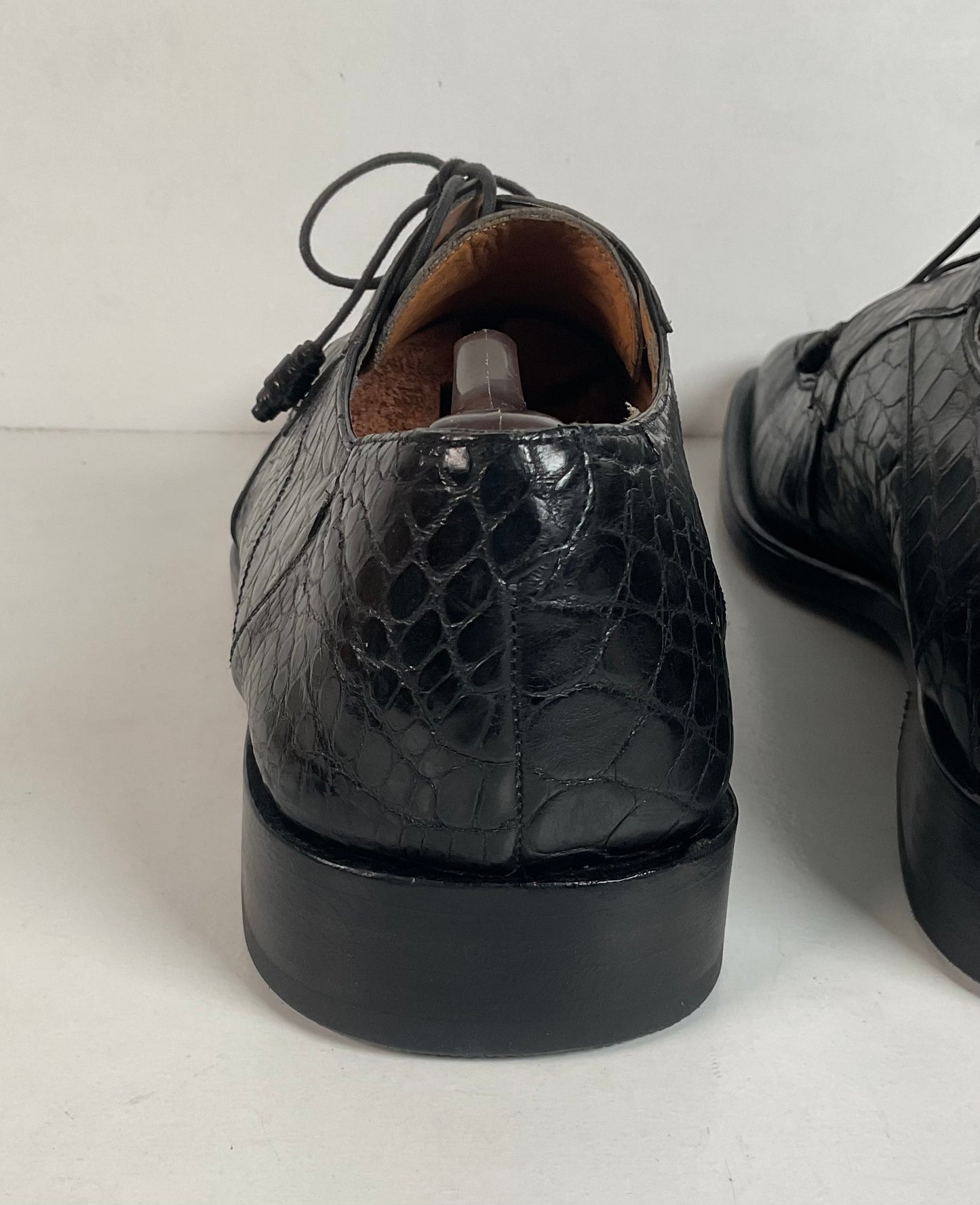 Avventura Genuine Crocodile Loafers 13 M Exotic Full Bias Cut Recrafted