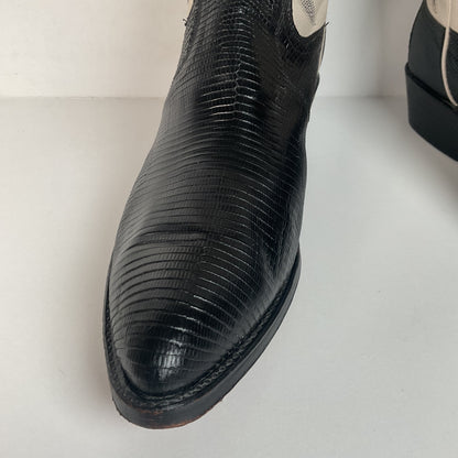 Vintage Dan Post Teju Lizard Cowboy Boots | USA Made | Men’s 10 D