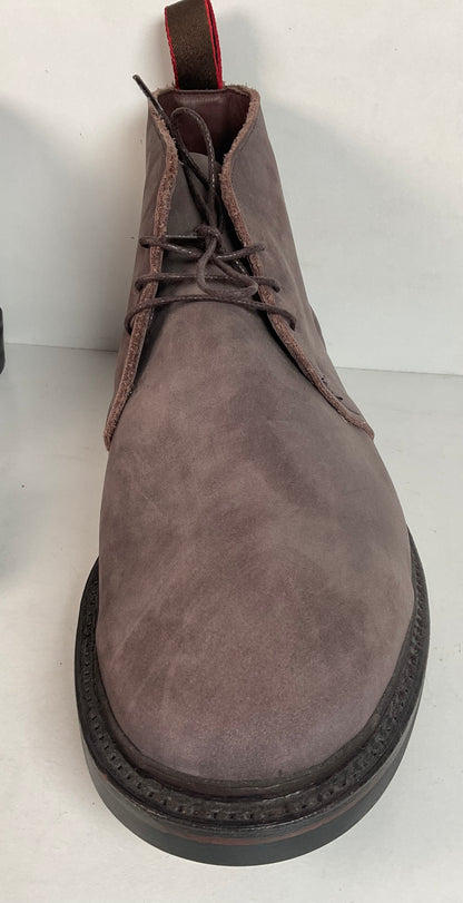 Allen Edmonds Grey Horween Nubuck Chukka Boots 9 3E Survey Port Washington