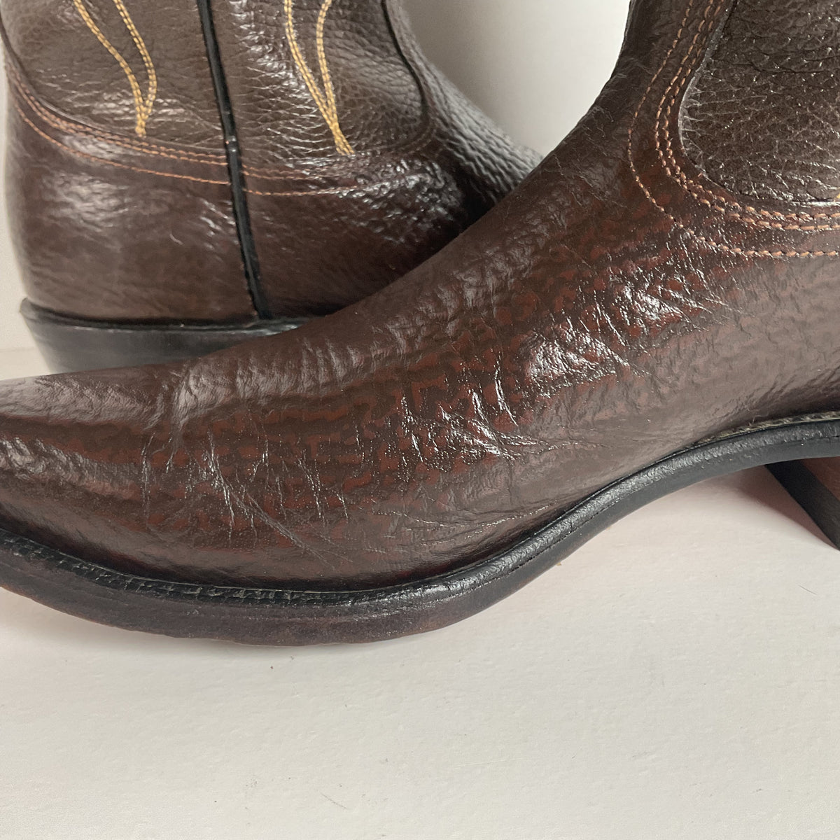 Vintage Acme Cowboy Boots | 1960s | Brown | Narrow | Men’s 8 | Women’s 9
