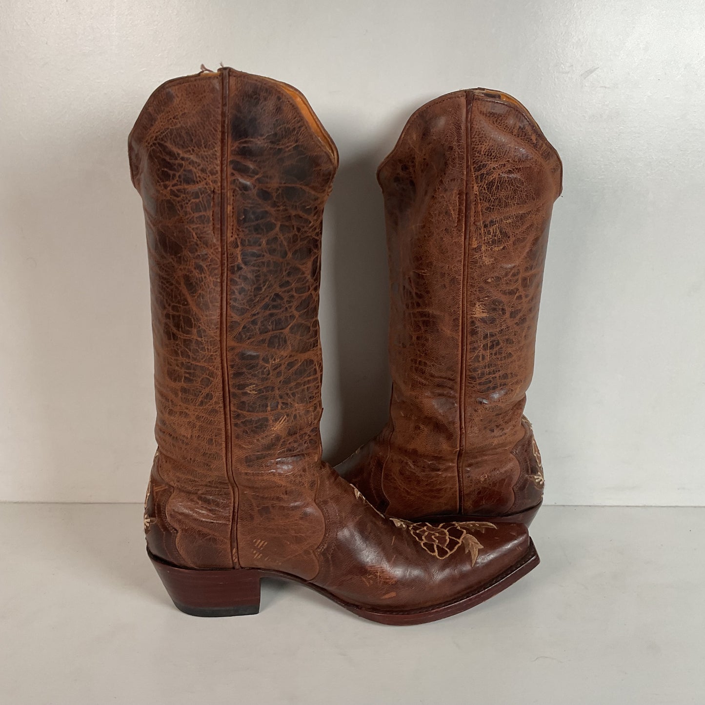 Old Gringo Brown Wildflower Cowgirl Boots 6.5 B