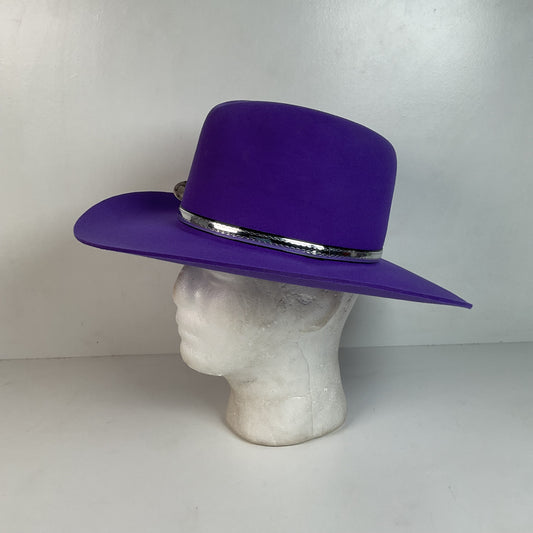 Beaver Brand Purple Cowgirl Hat 6 3/4” USA Made 5X