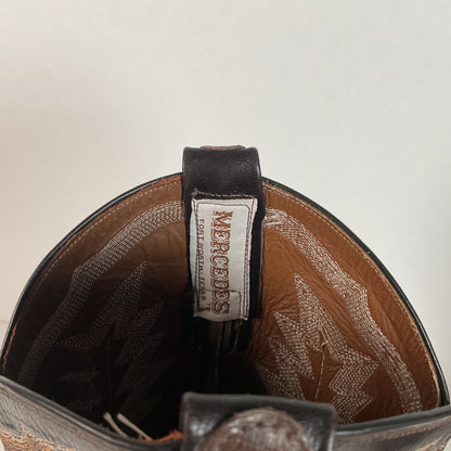 Mercedes Fort Worth Ostrich Quill Cowboy Boots | Custom | Exotic | Men’s 10