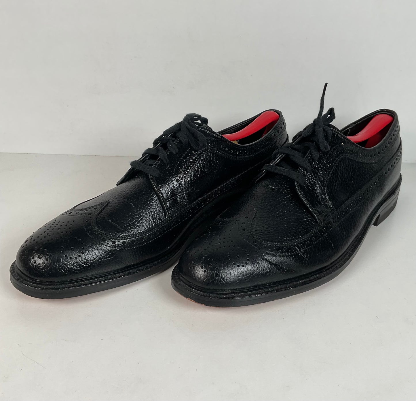 Vintage Nunn Bush Derby Shoes | Brogue | Longwing | 1970s-1980s | Men’s 11 D