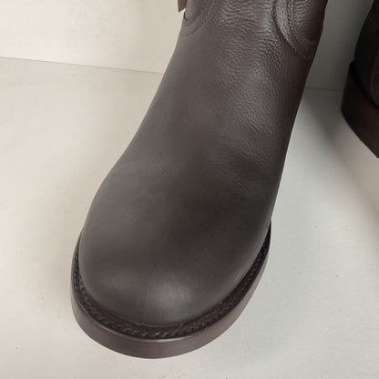 Lucchese for Resistol Ranch Cowboy Roper Boots | Brown Calf | Men’s 8 D