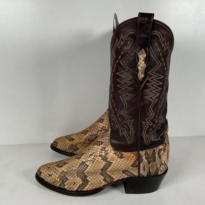 Lucchese 2000 Canebrake Rattlesnake | USA Made | Timber Snakeskin | Men’s 8 D