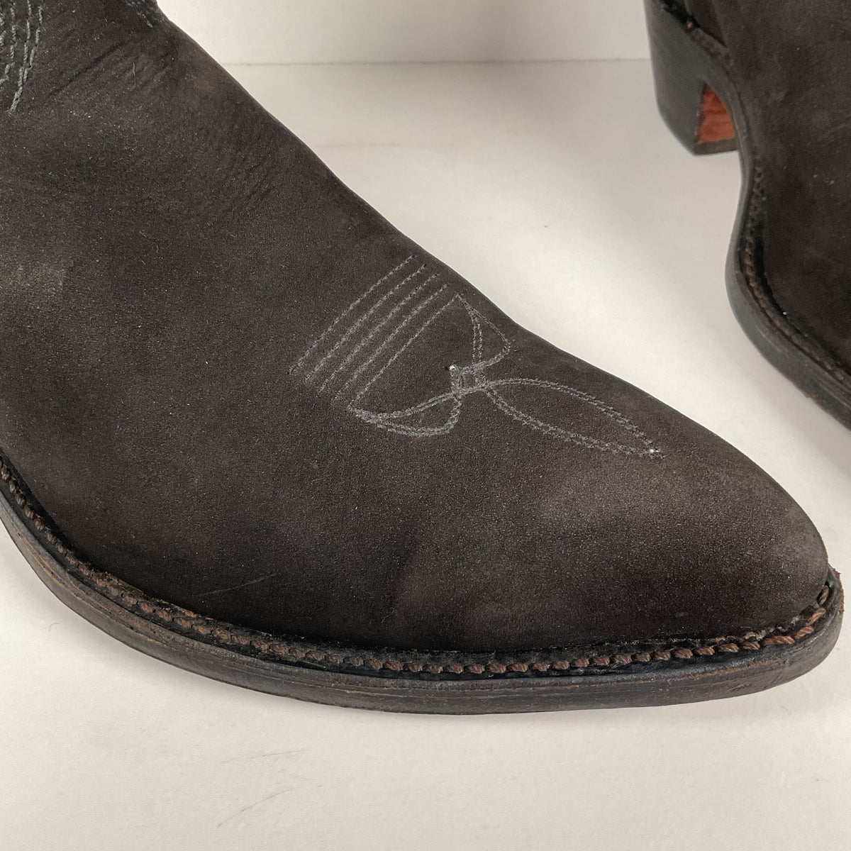 Stewart Handmade Cowboy Boots | Custom | Nubuck Suede | Men’s 9 D