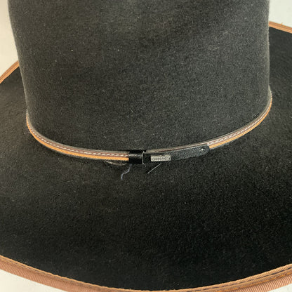 Vintage Stetson Cowboy Hat Black Felt XXX USA Made