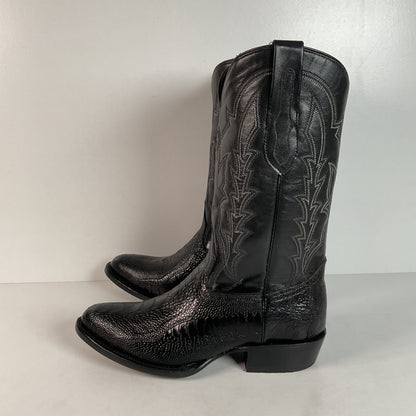 J.B. Dillon Ostrich Leg Cowboy Boots | Exotic | Men’s 8.5 EE
