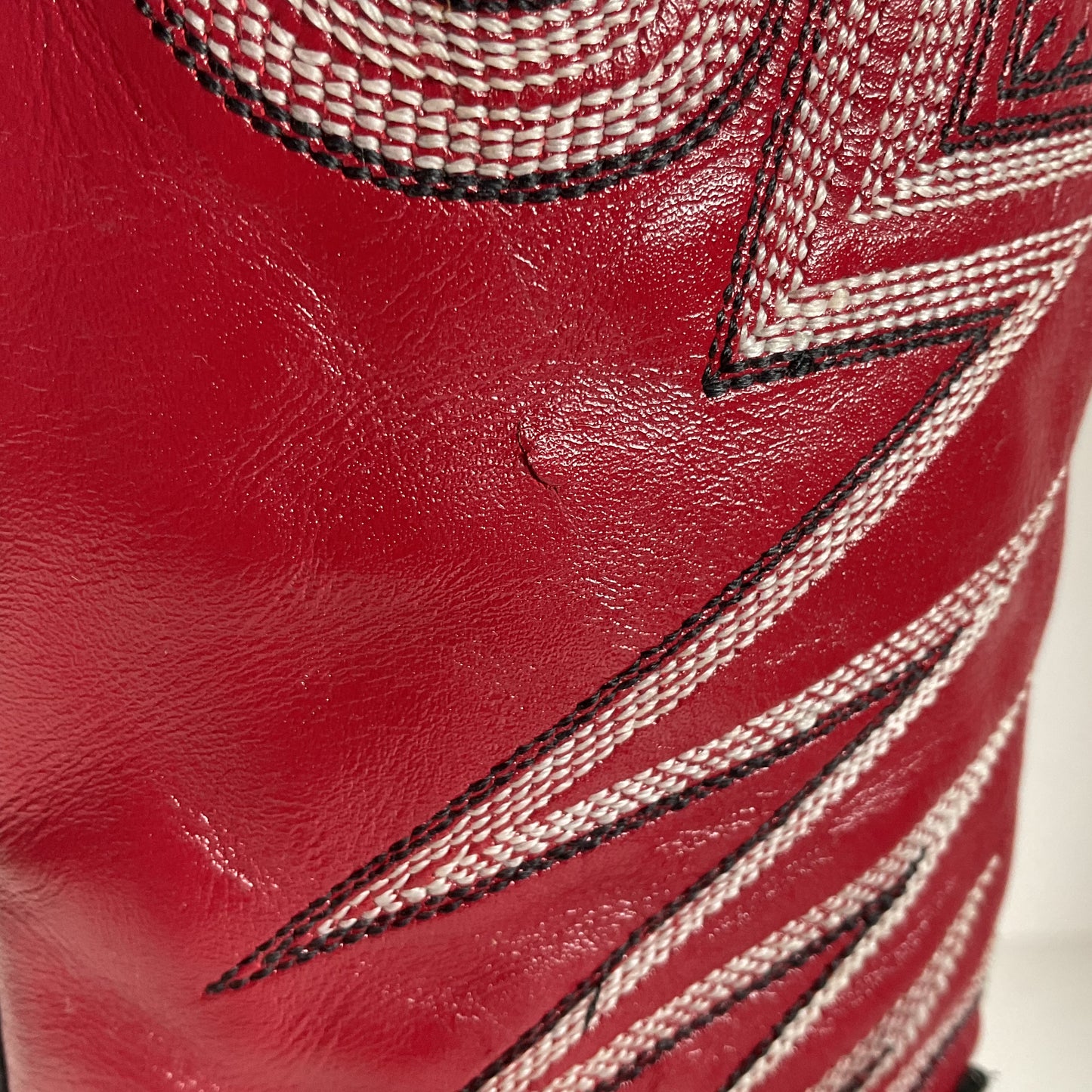 Justin Bent Rail Wildebeest Cowboy Boots | Exotic | USA Made | 10.5 D