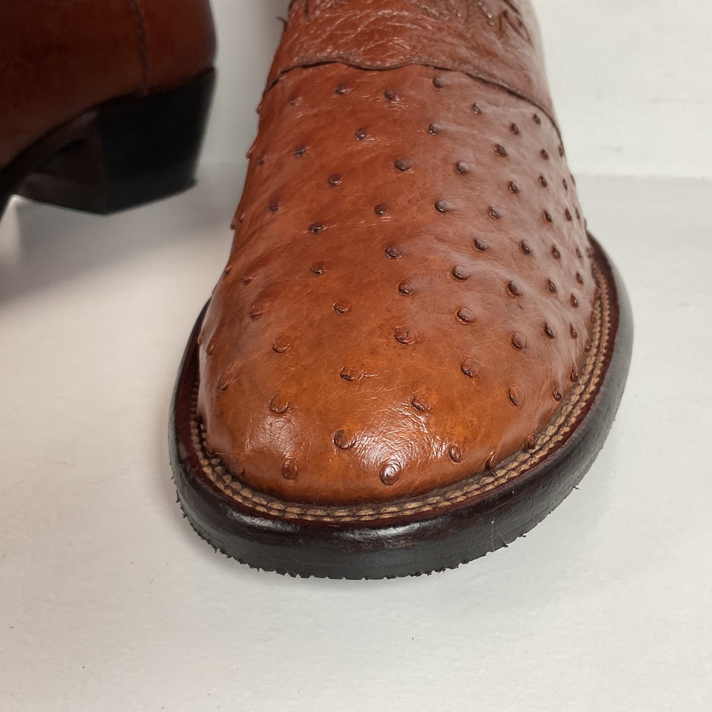 Lucchese 2000 Cowboy Boots | Full Quill Ostrich | Exotic | Men’s 8.5 D
