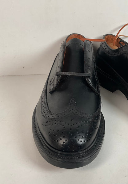 1970s Spiegel Longwing Derby Shoes 10 EEE Custom Grade Gunboat