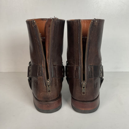 Frye John Addison Harness Boots 8 M USA Made Style 86167