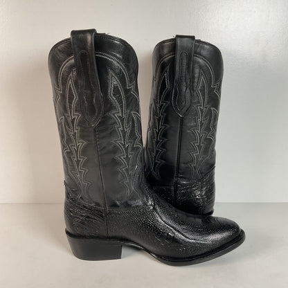 J.B. Dillon Ostrich Leg Cowboy Boots | Exotic | Men’s 8.5 EE
