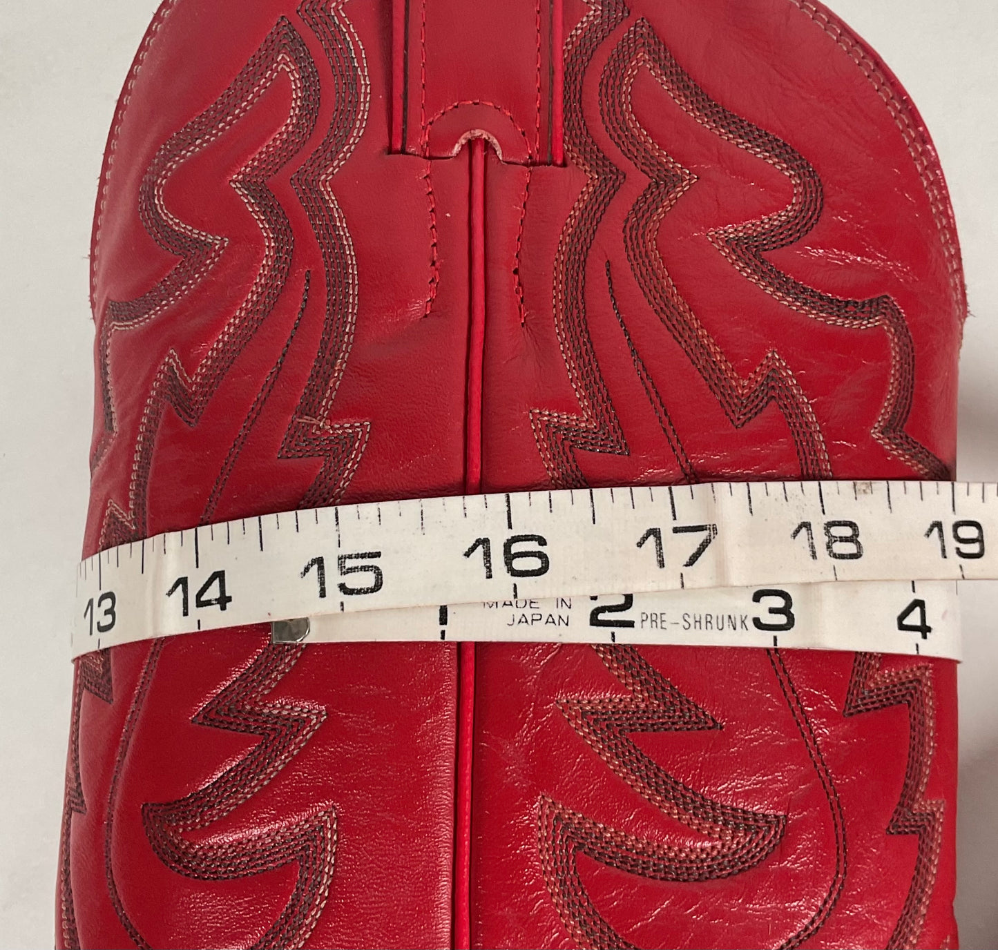 Vintage Justin Python Snakeskin Cowboy Boots | USA Made | Red | Men’s 8.5 D