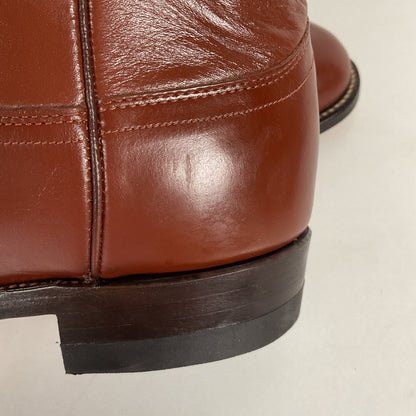 Vintage Justin Roper Boots | USA Made | Classic Brown | Men’s 7.5 D