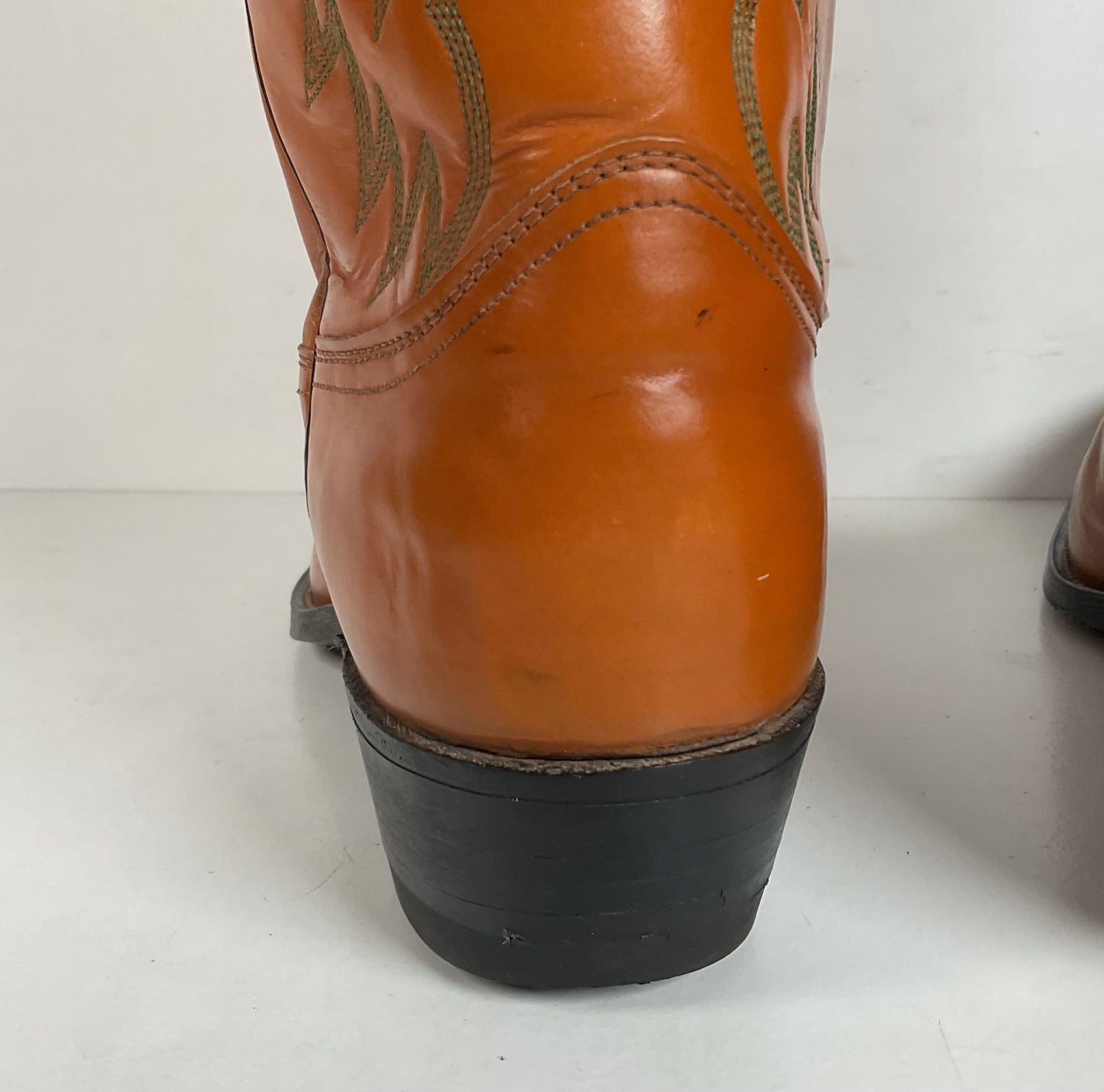 Vintage Justin Fort Worth Cowboy Boots | X Toe | 1960s-1970s | Men’s 9 D