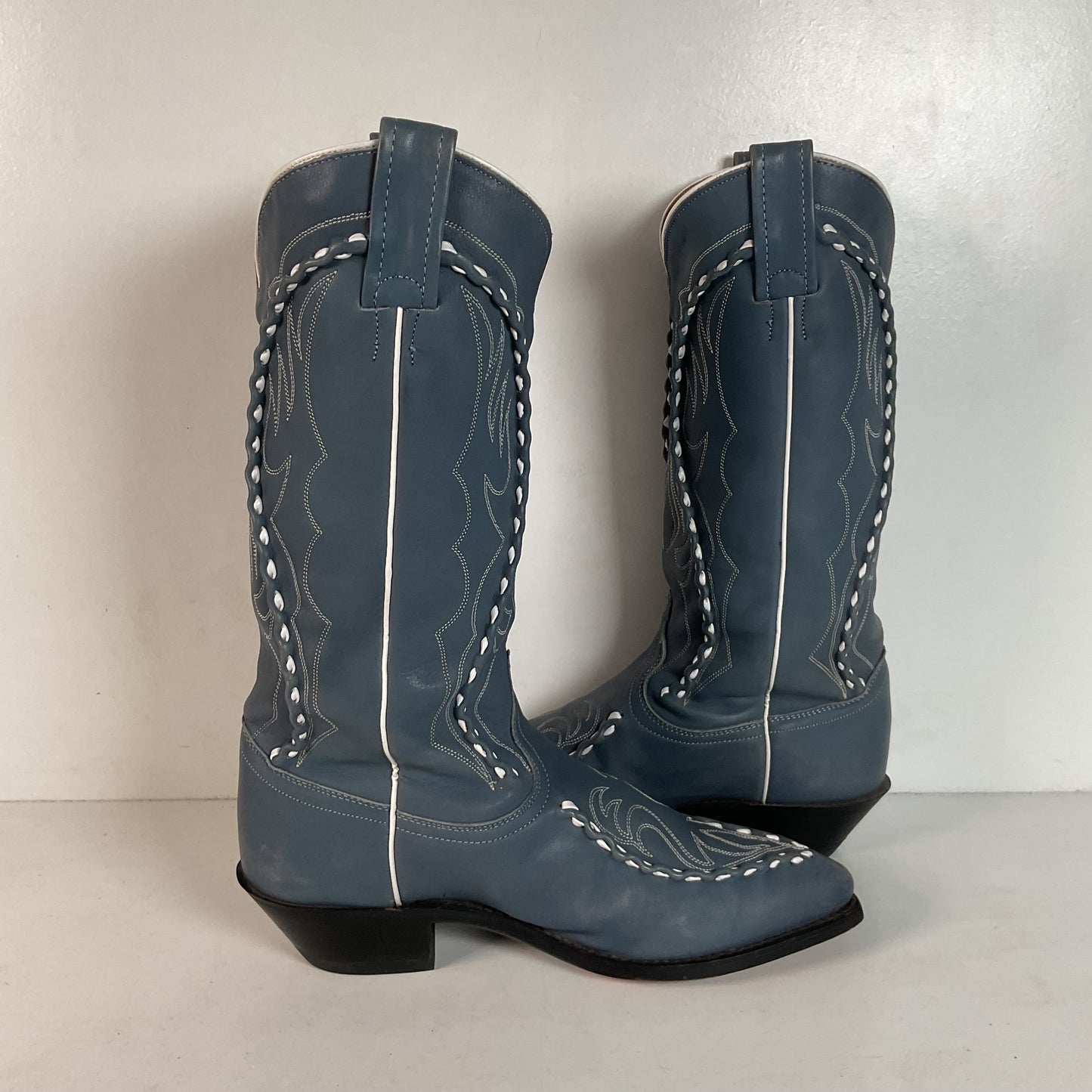 Dan Post Albany Bucklace Cowgirl Boots | Mule Skin | Blue | Women’s 8 M