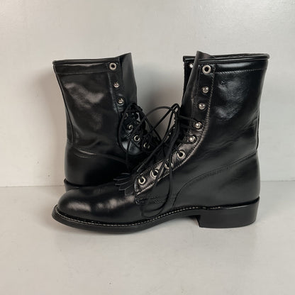 Vintage J. Chisholm Kiltie Packer Boots Men’s 8 D | Women’s 9 USA Made Lace Up