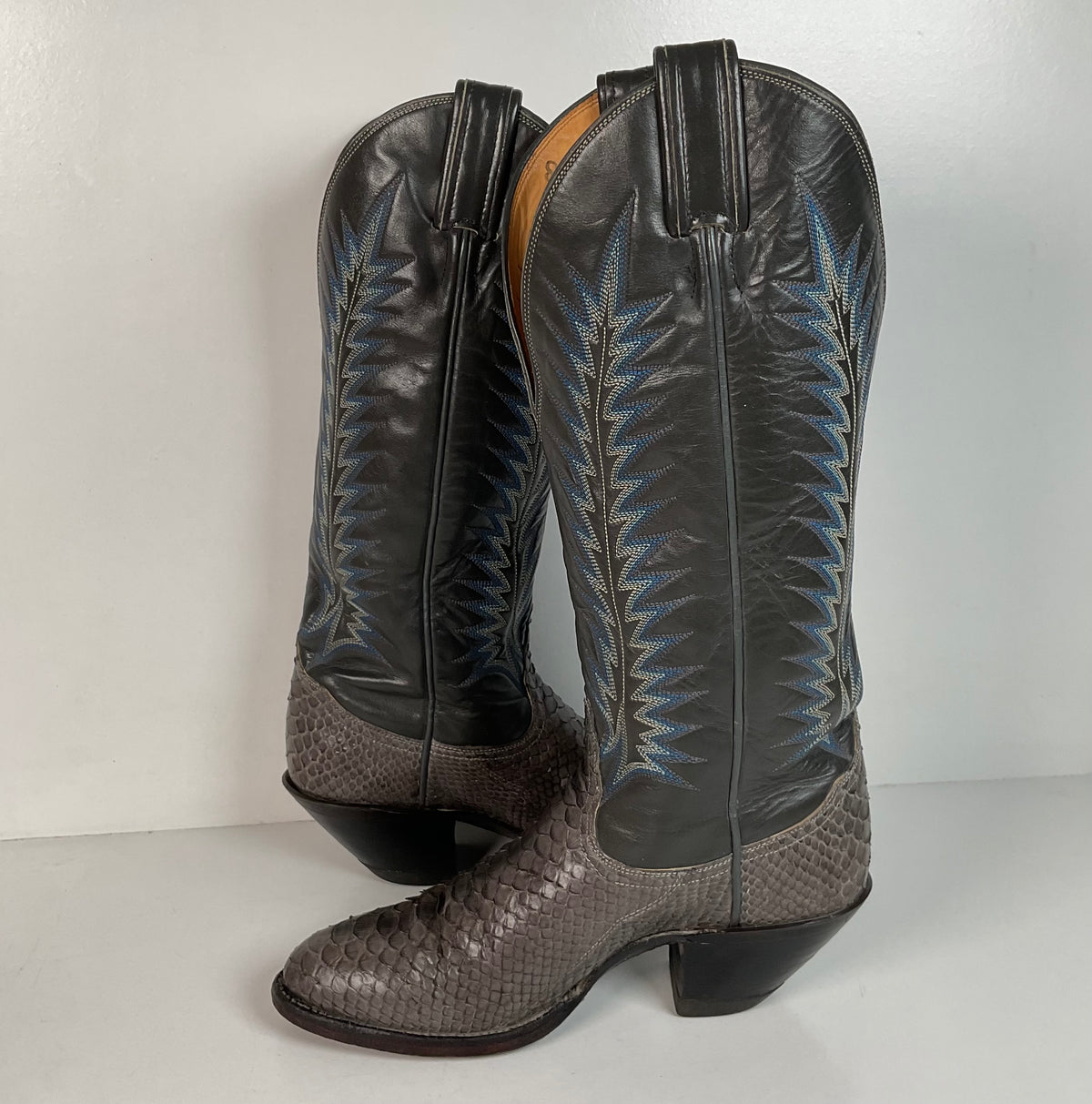 Vintage Tony Lama Gold Label Cowgirl Boots | Python | Men’s 4.5 | Women’s 5.5