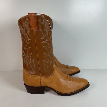 Vintage Nocona Cowboy Boots | 1960s Era | Exotic | Men’s 10.5 D