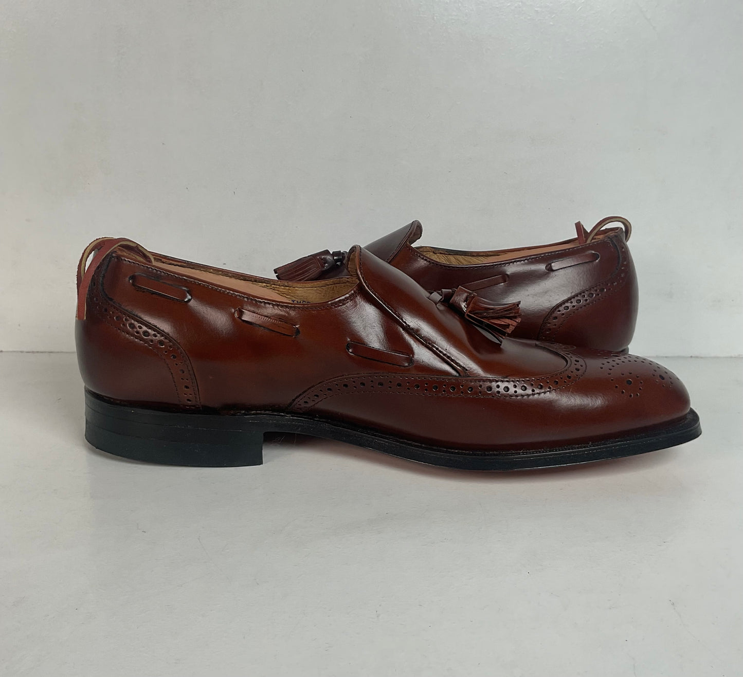 Vintage Hanover Brown Tassel Loafers 11.5 D USA Made
