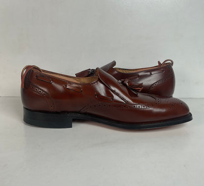 Vintage Hanover Brown Tassel Loafers 11.5 D USA Made