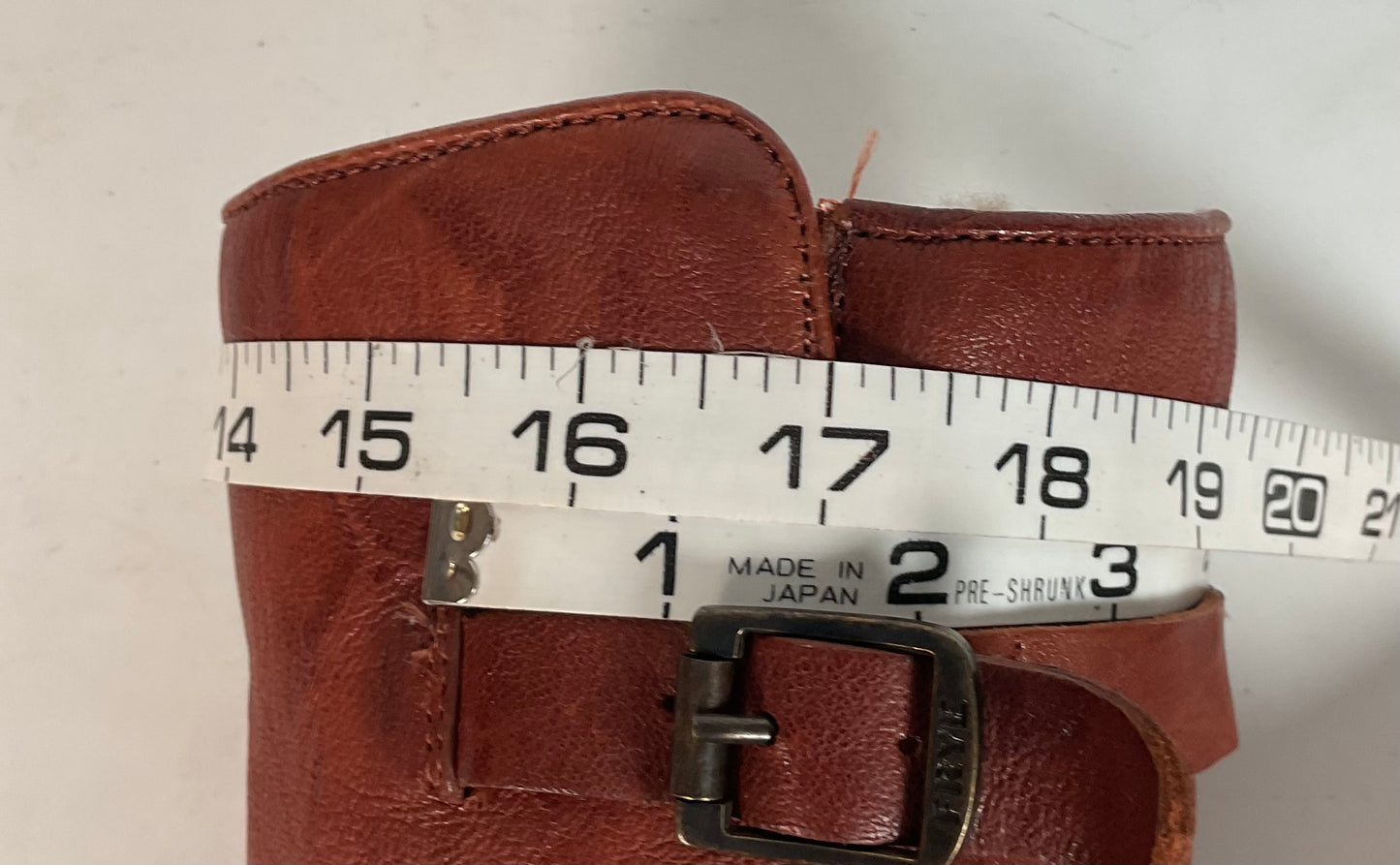 Frye Women’s 14.5” Valerie Shearling Sherpa Harness Boots 6 B Winter