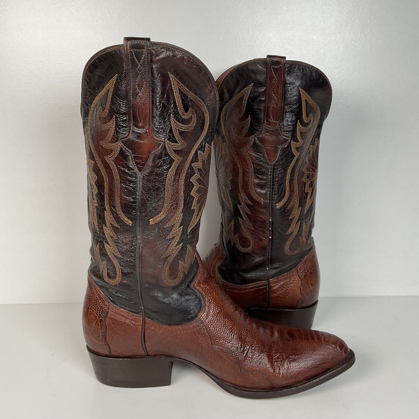 Vintage Cuadra Ostrich Leg Cowboy Boots | Exotic | Men’s 10.5