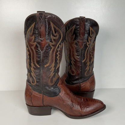 Vintage Cuadra Ostrich Leg Cowboy Boots | Exotic | Men’s 10.5