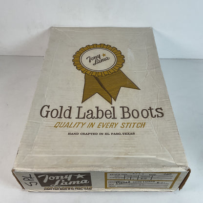 Tony Lama Snakeskin Cowboy Boots | Gold Label | Men’s 7.5 C | Women’s 8.5