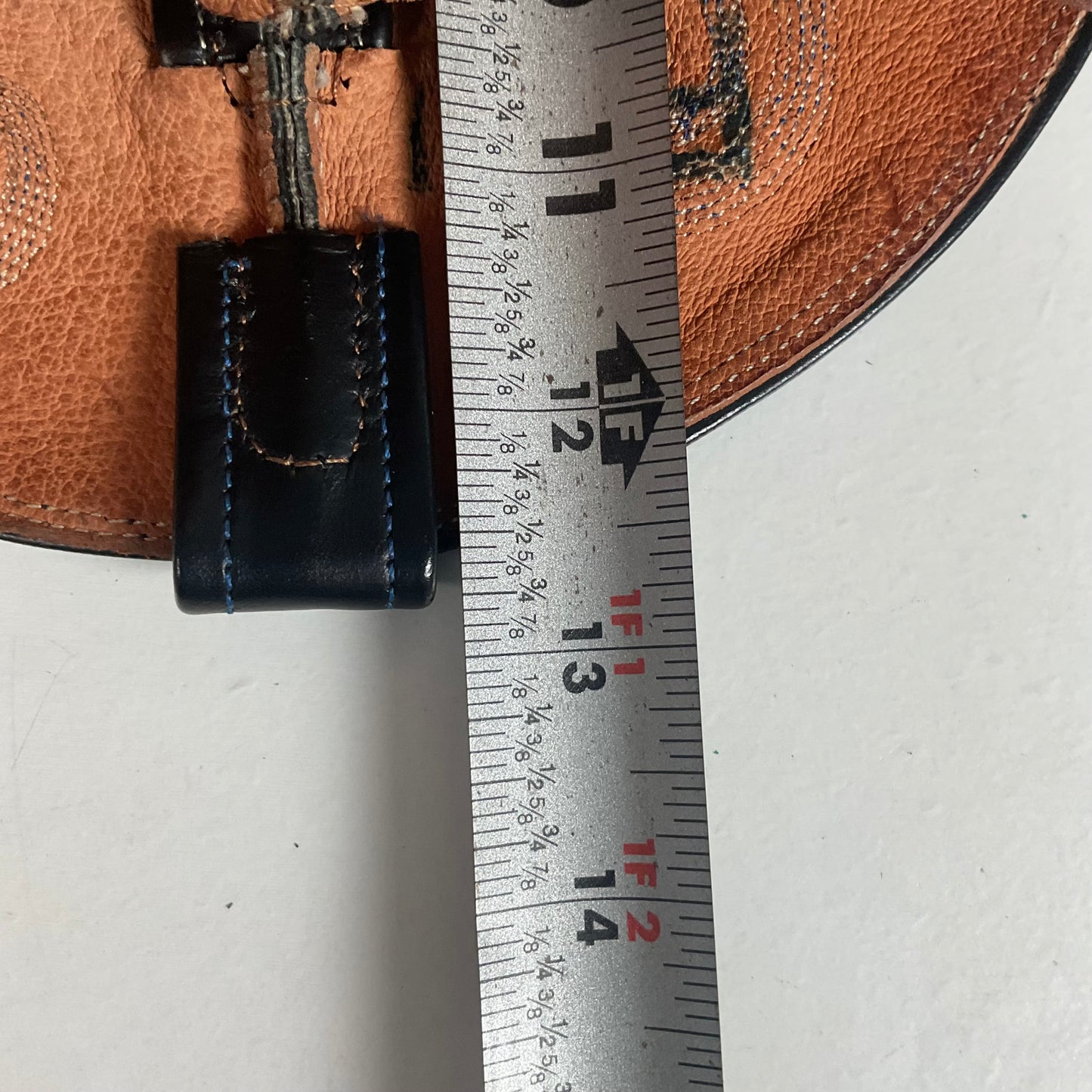 Black Lizard Teju Cowboy Boots 11 D Round Toe