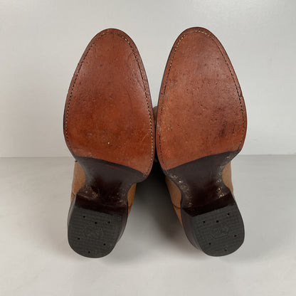Vintage Tony Lama Cowboy Boots | Bullhide | Gold Label | USA Made | Men’s 9 D