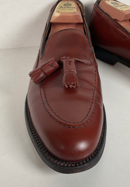 Alden Tassel Moccasin Loafer | Walnut Calfskin | Extra Narrow | 11 A