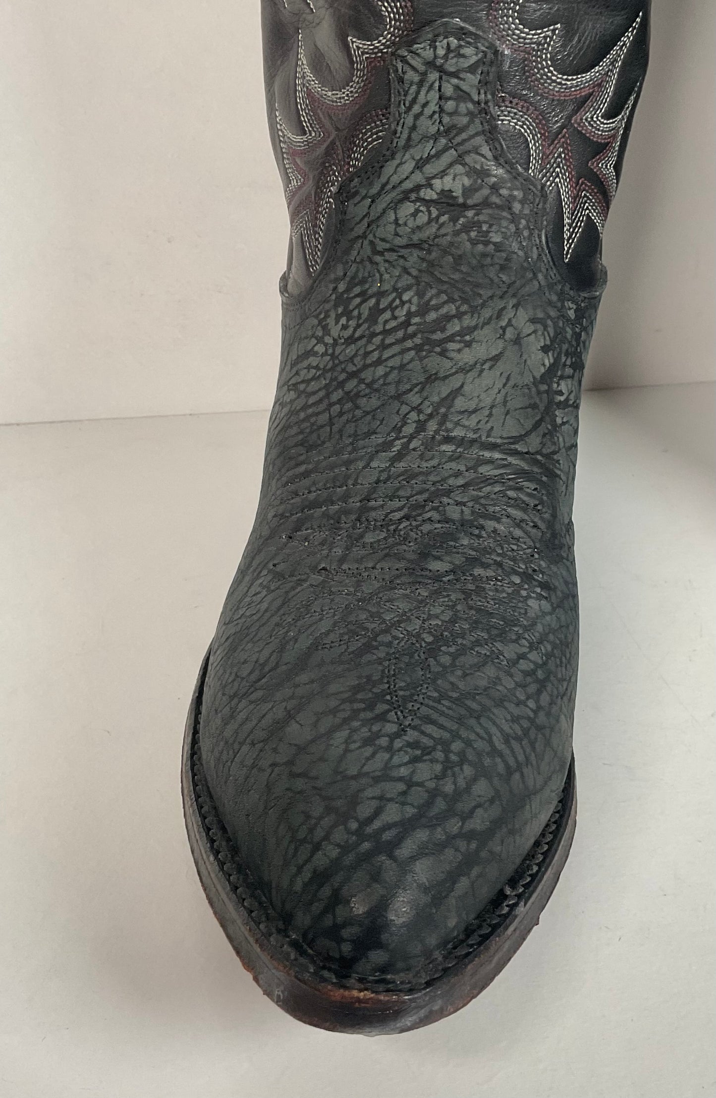 Vintage Dan Post Sueded Shoulder Cowboy Boots | USA Made | Men’s 8 D