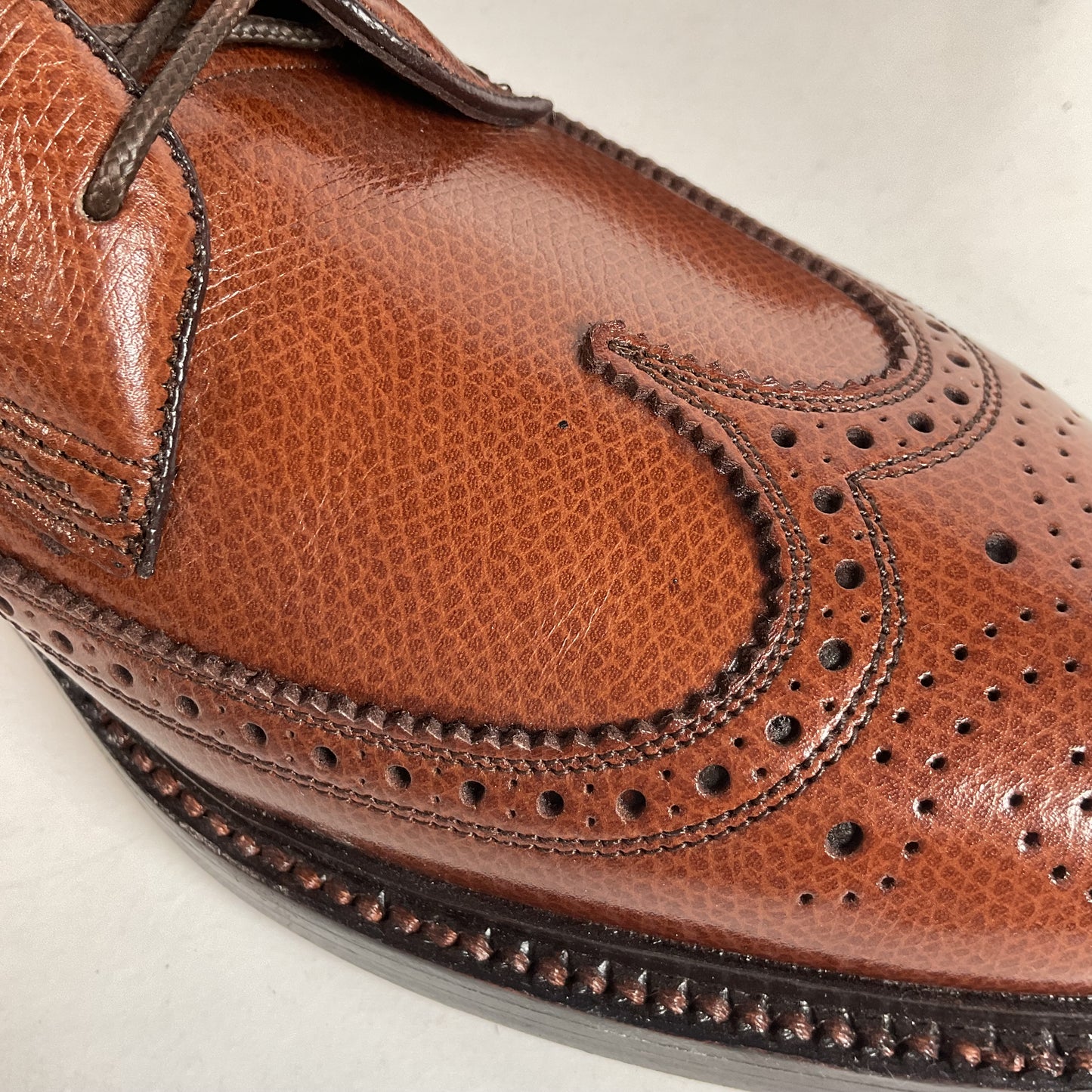 Vintage Florsheim Imperial Longwing Derby Loafers | V-Cleat | 93602 | Narrow | Men’s 9 C