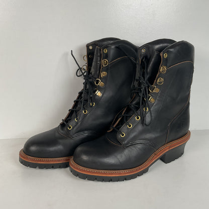 Vintage Chippewa Super Logger Boots | Soft Toe | USA Made | 10.5 EE