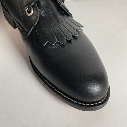 Justin Women’s Kiltie Packer Boots 8 B USA Made Lace Up