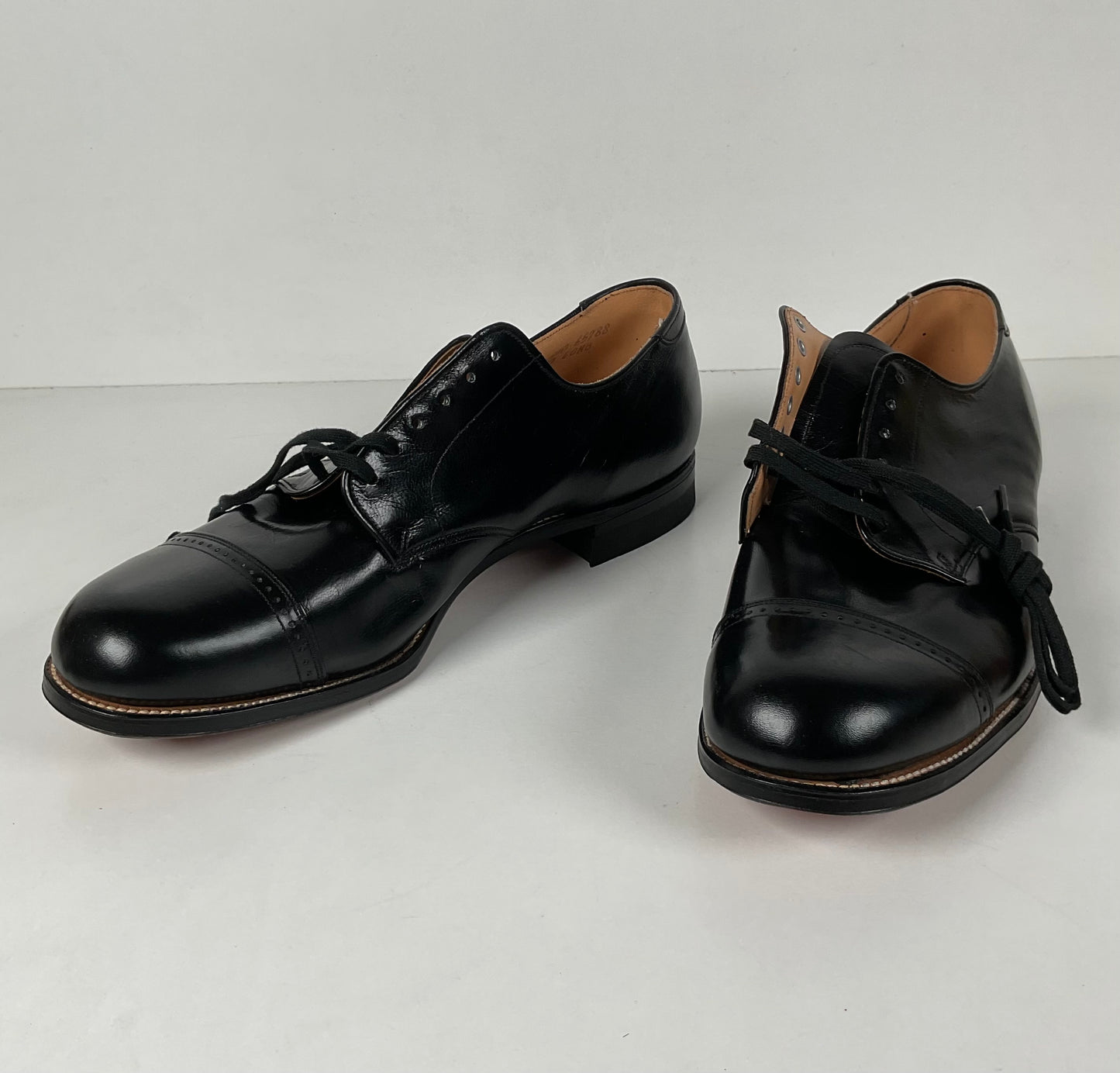 Vintage Cap Toe Derby Shoes | Connolly | 1950s | Men’s 7 E