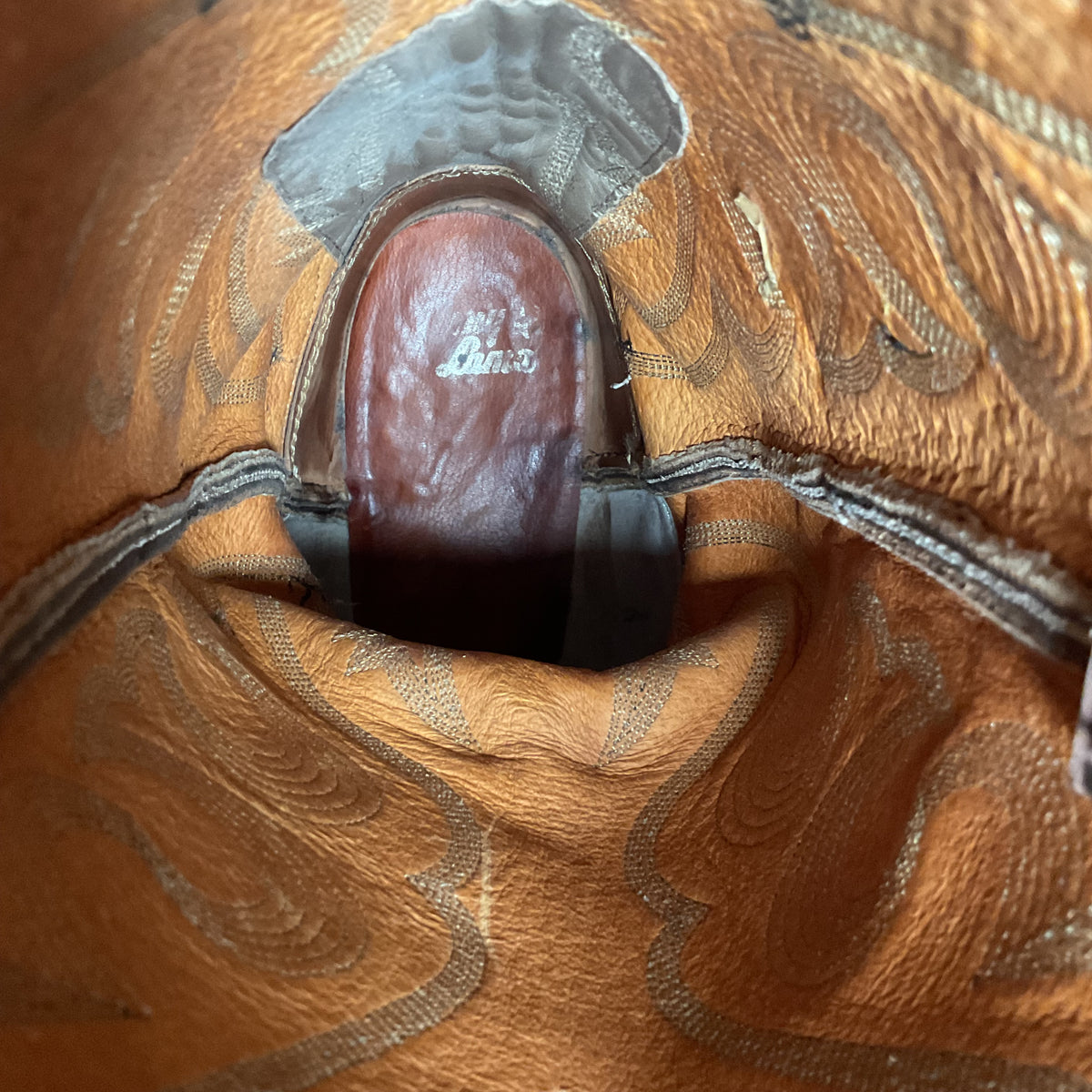 Vintage Tony Lama Cowboy Boots | Bay Apache Cowhide | Men’s 10.5 D