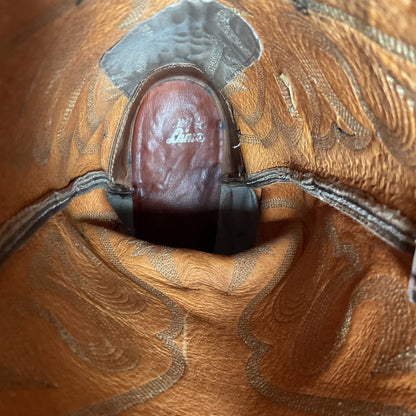 Vintage Tony Lama Cowboy Boots | Bay Apache Cowhide | Men’s 10.5 D