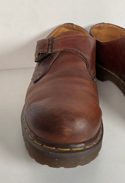 Vintage Dr. Martens Chunky Monk Strap Platform Loafers UK 11 | US 12