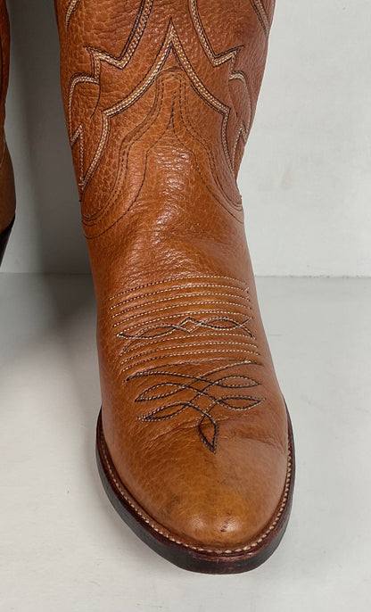 Vintage Dan Post Bullhide Cowgirl Boots | USA Made | Extra Narrow | Women’s 7 A